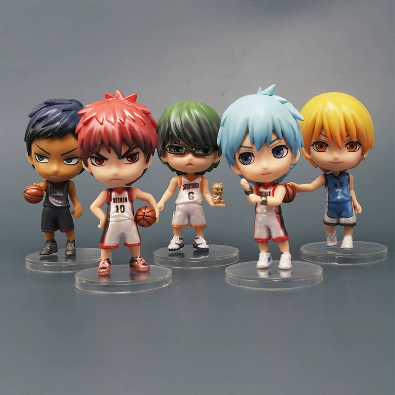 Q-версия офисная кукла по аниме "Kuroko's Basketball" — Куроко, Вулкан, Мидзума, Кисэ, Аобе, Аохара, модель-орнамент