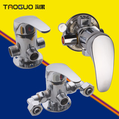 5ZV7批發老式明裝淋浴混水閥太陽能上水閥門開關浴室冷熱水龍頭混