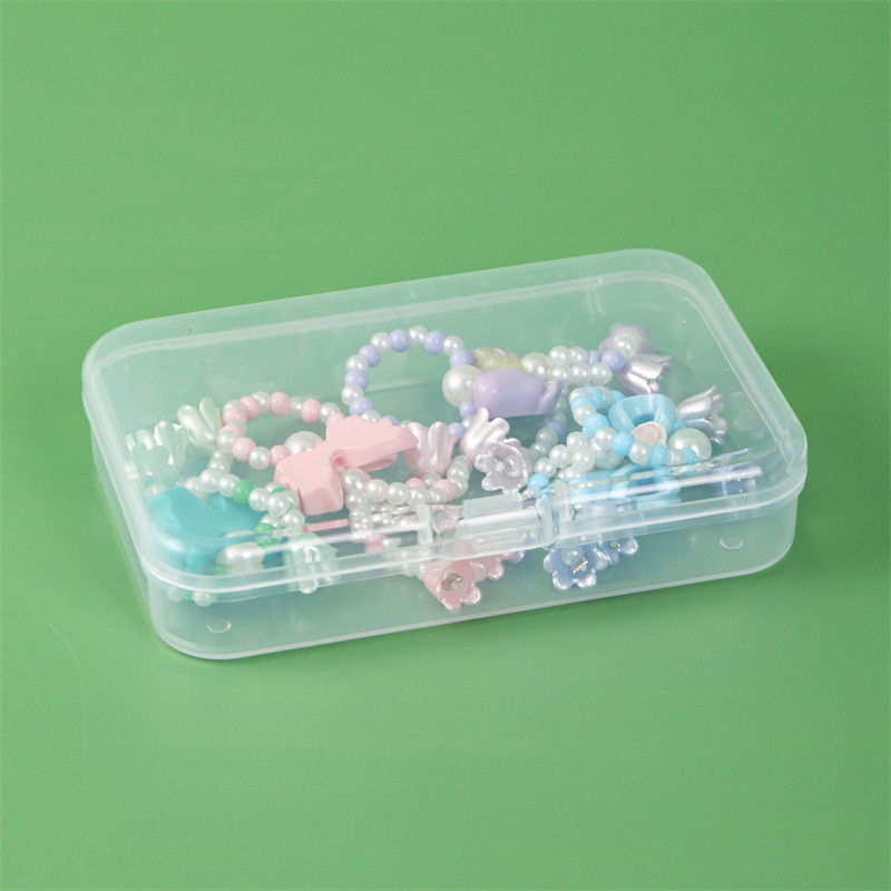 长方形抽屉收纳盒香皂片蜡粒塑料包装盒鱼钩渔具分类盒配饰整理盒