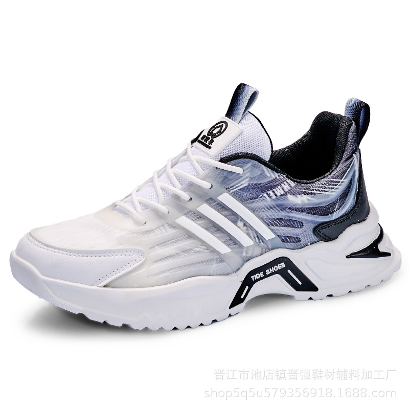 Otoño zapatos de los hombres de malla transpirable de moda todo partido casual juventud corriendo deportes de los hombres de altura oculta aumento de los zapatos de papá