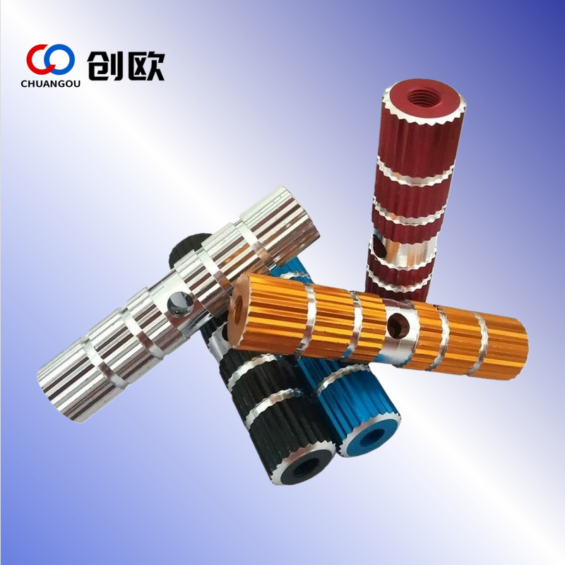 Bicycle aluminum foot Post foot bar cylindrical mountain bike pedal post solid rocket accessories wholesale