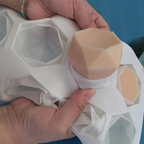 Sanxin French mousse cake silicone multi-sided Rubik's cube magic ball ice cream mold DIY baking utensils