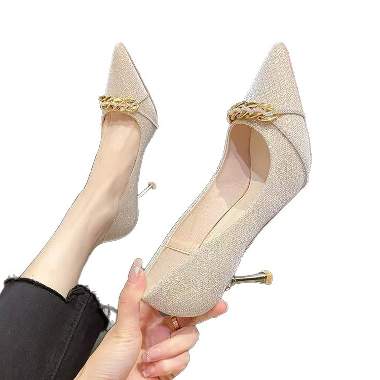 Stiletto pumps för damer fransk stil eleganta bröllopsskor_voghion.com