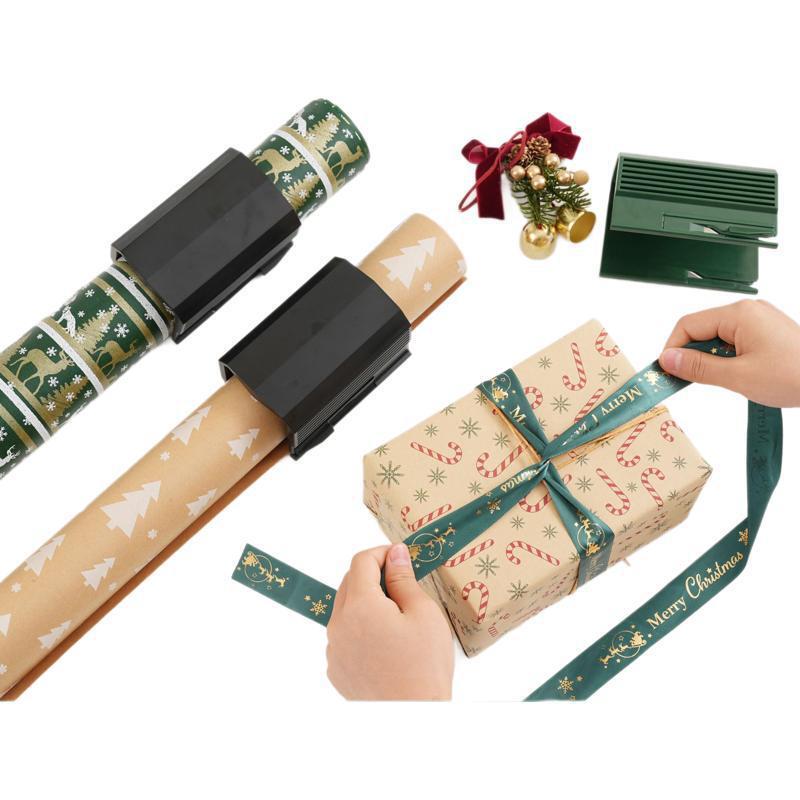国境を越えた売れ筋の正方形のペーパーカッター、ロールペーパーカッター、クリスマスギフト包装紙切断ツール、ロールペーパークリエイティブ|undefined