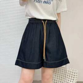 琪镌绘制短裤女2026夏季新款韩版时尚宽松显瘦五分休闲裤子女6026