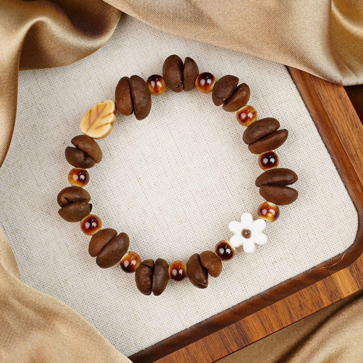 Jingdezhen pulsera de cerámica de verano mujer alta sensación galletas serie de gatos nicho diseño universal pulsera alta sensación
