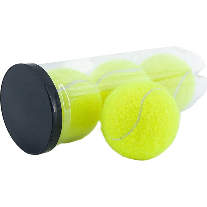 Factory Direct Sales 3 barrel tennis training game ball wear-resistant pet bite ball cross-border dedicated tennis