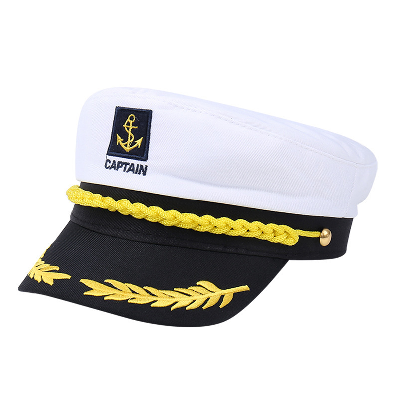 Embroidered Navy Hat Jk Uniform Sailor Hat Summer Hat Women's Spring Sun Protection Visor Men's Baseball Cap Embroidered Navy Hat Jk Uniform Sailor Hat Summer Hat Women's Spring Sun Protection Visor Men's Baseball Cap
