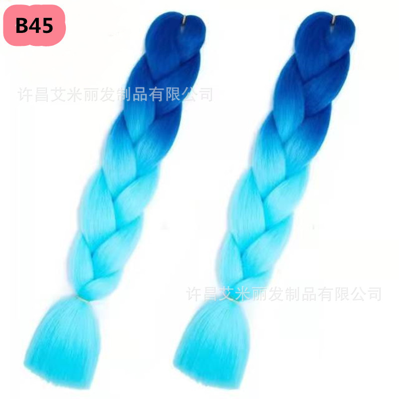 Trenzas africanas con cabello rosa渐 – materiales de alta temperatura, estilo boxeador