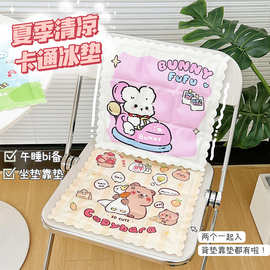 可爱卡通冰垫夏季宠物降温注水学生水垫办公室凝胶冰凉坐垫散热