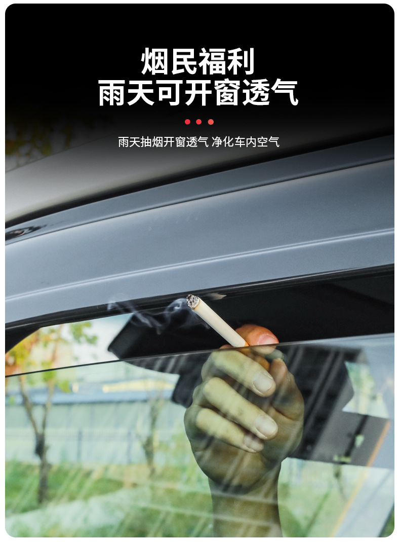 For Toyota 24 Prado Wind Deflectors LC250 Window Visor Accessories