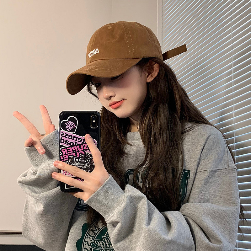 2022 New Trendy Brand Baseball Cap for Women, Korean Style, Popular on Instagram, Versatile, Makes Face Look Smaller, Deep Top, Autumn and Winter Baseball Cap for Women 2022 New Trendy Brand Baseball Cap for Women, Korean Style, Popular on Instagram, Versatile, Makes Face Look Smaller, Deep Top, Autumn and Winter Baseball Cap for Women