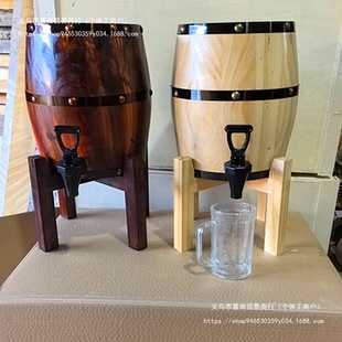 Oak Barrel Bulk Liquor Barrel Retro Supermarket Hotel Lockable Wine Barrel Liquor Beer Red Wine Wine Simple