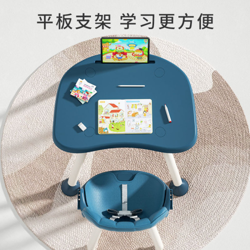 Baby feeding chair, household multi-functional, baby dining table, learning to sit chair, children's growth chair, stackable table and chair