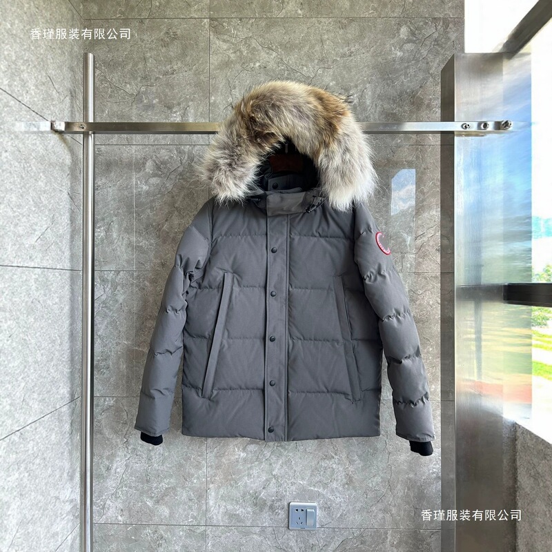 Cross-border export to Europe, America, and Canada: 29 models of Goose's 26ss autumn and winter thickened down jackets with large fur collars, unisex
