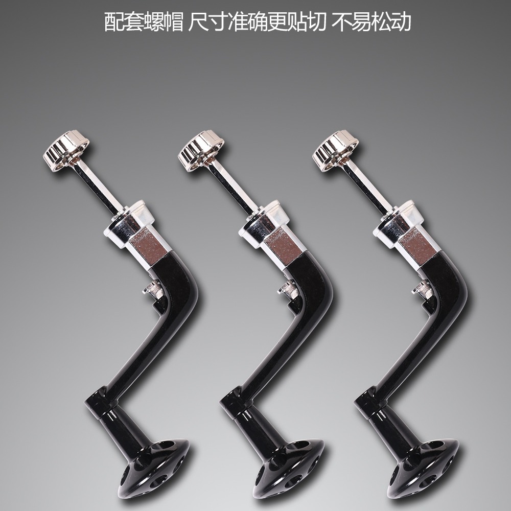 Fábrica al por mayor carrete de pesca rueda giratoria modificada brazo basculante de metal CNC todo metal plegable brazo basculante de metal artes de pesca