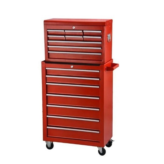 Reparación de automóviles, carro de 8 cajones, armario de herramientas de hardware, armario de almacenamiento de herramientas de taller