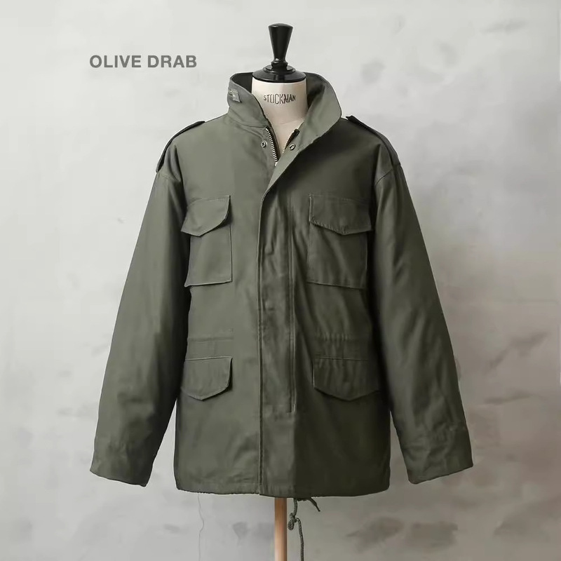 Spring and Autumn Multi-Bag Japanese Jacket Washed Men's m65 Battlefield Style Charge Clothes Workwear OG107 Army Green Jacket Spring and Autumn Multi-Bag Japanese Jacket Washed Men's m65 Battlefield Style Charge Clothes Workwear OG107 Army Green Jacket