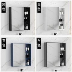 シンプルなミラーキャビネット、ミラーボックス、防湿ボード、バスルームキャビネットの組み合わせ、個別の収納ボックス、バスルーム壁掛け収納ミラー
