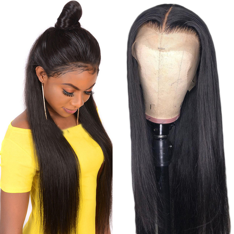 Front Lace Wig 13*4 Lace Frontal Wig Human Hair Wig Long Straight Hair