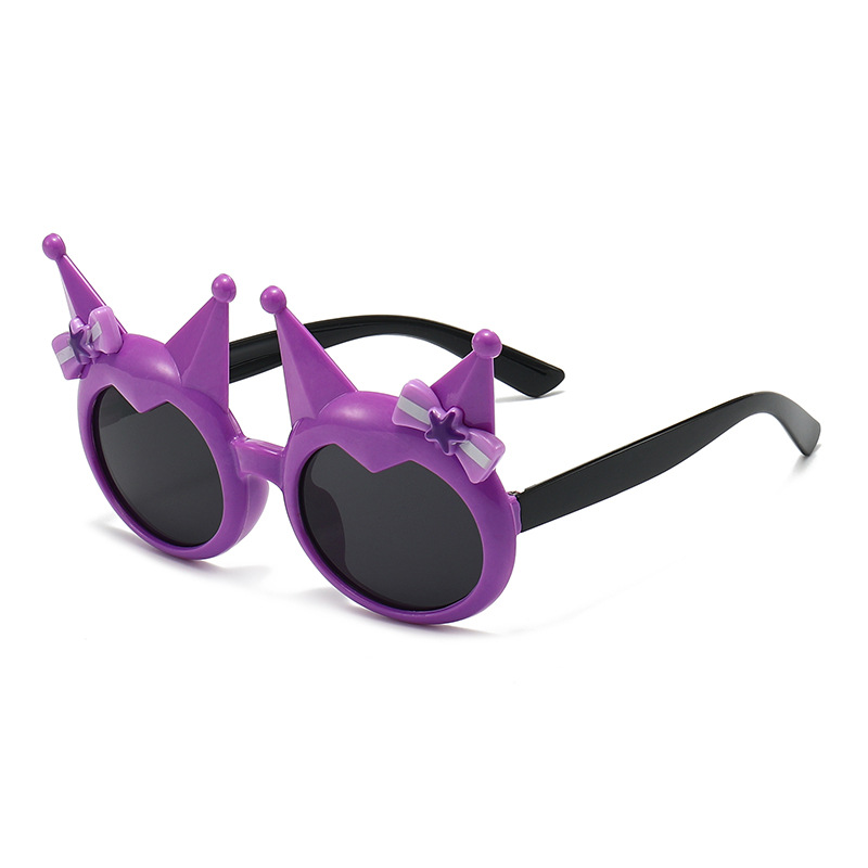 Gafas de Sol Infantiles de Dibujos Animados de Plástico y AC con Protección UV400 para Protección Solar y Viajes