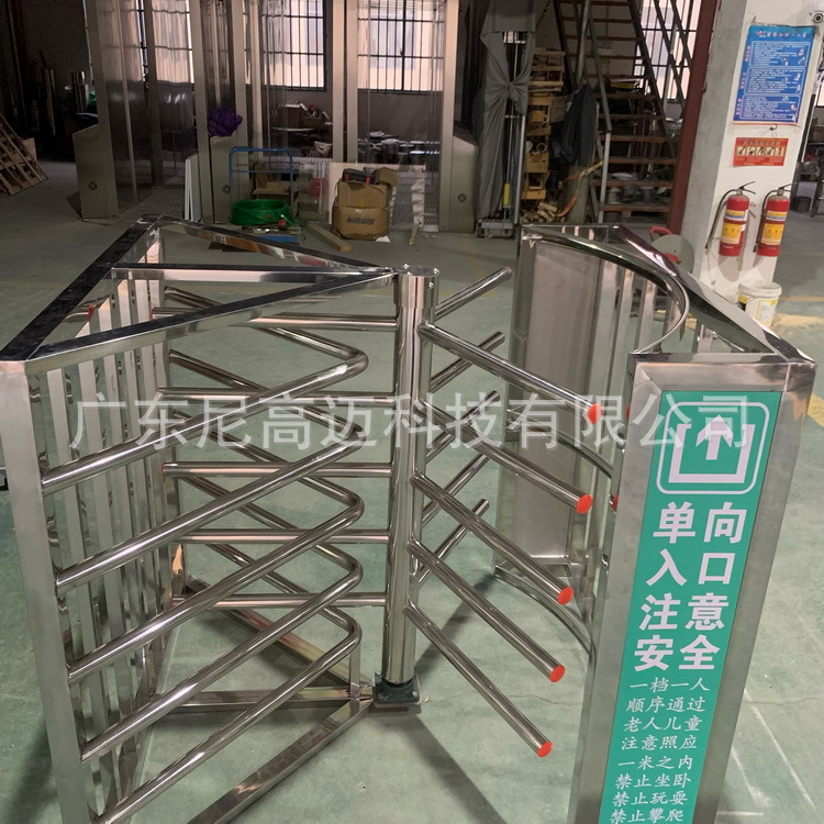 车站入口导向旋转单限转闸门 尼高迈厂家现货矩形半高旋转门批发