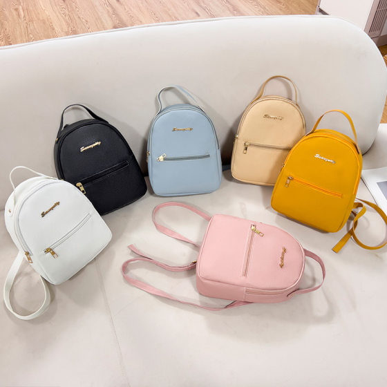 Litchi Mini Backpack 2024ladies bags Korean Style Bag Women Wholesale Comfortable Soft Small Backpack