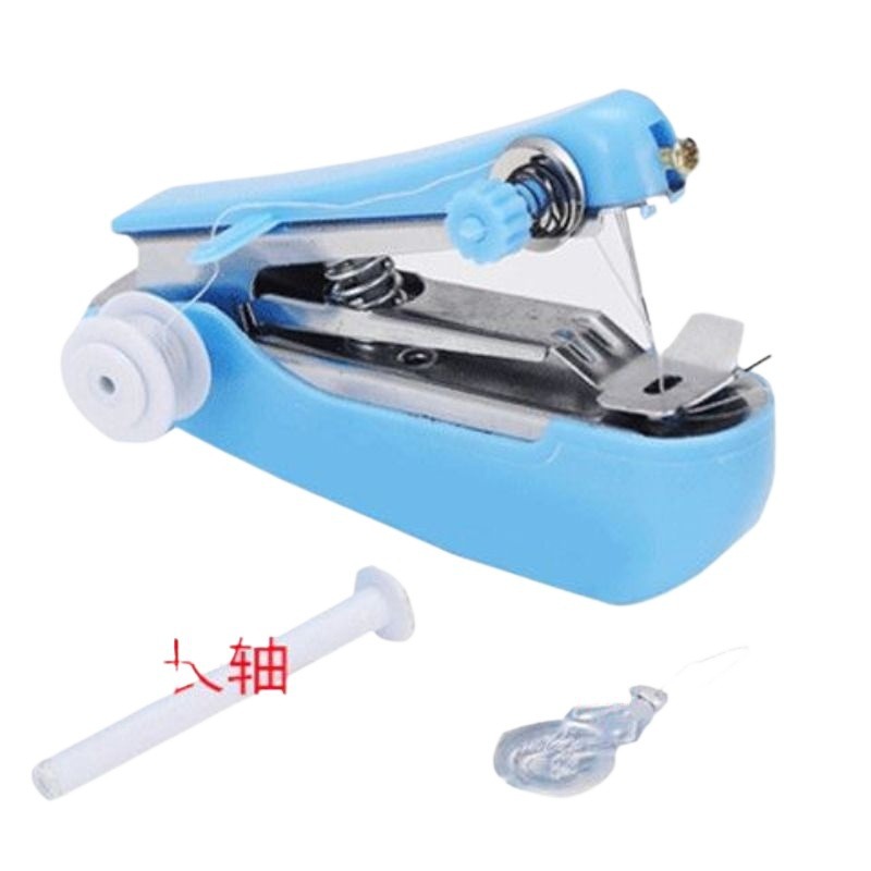 Máquina de coser eléctrica enchufable doméstica pequeña portátil multifuncional DIY mini carro de ropa