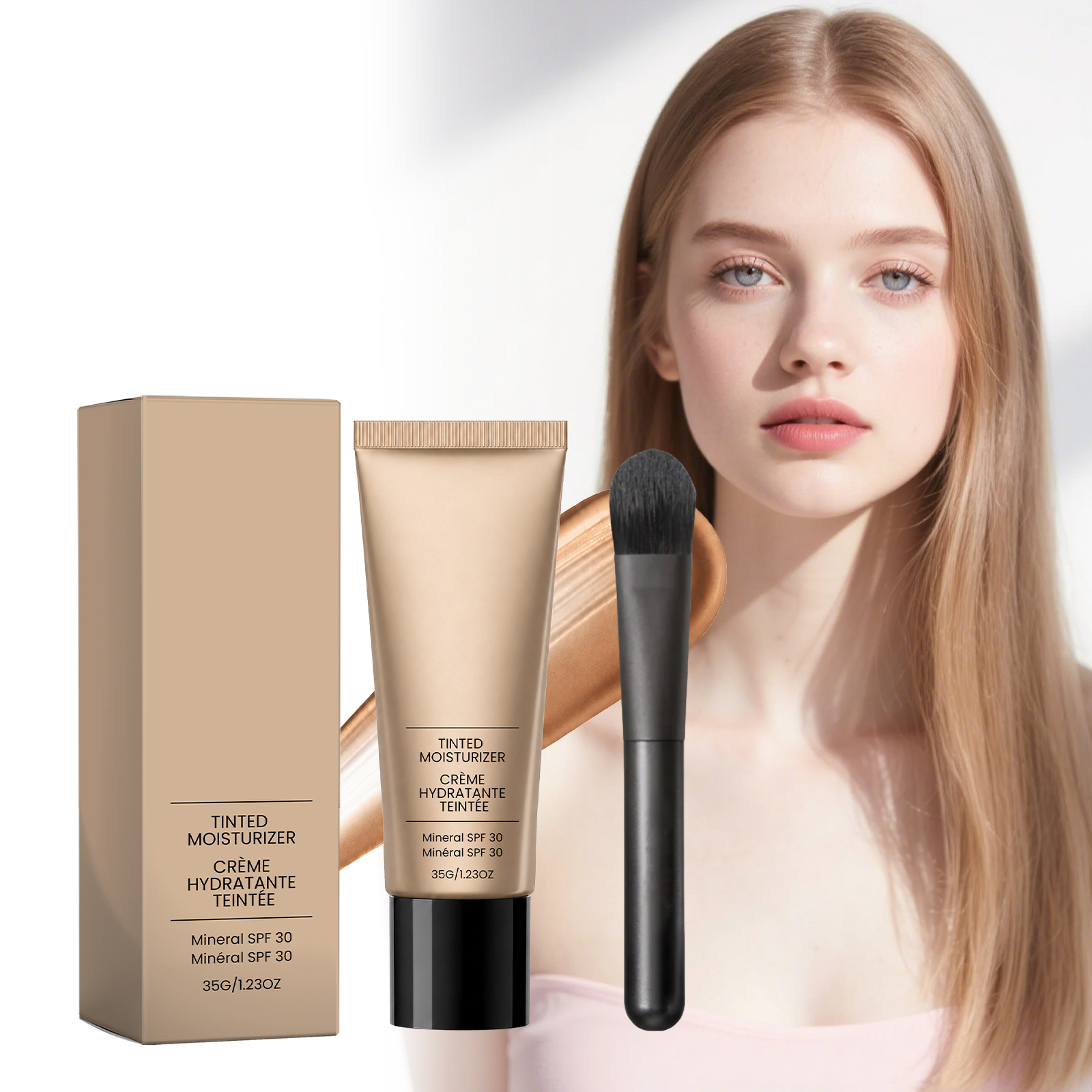 Moisturizing and Protective Cream That Comfortably Soothes and Hydrates the Skin's Surface, Addressing Dryness and Tightness, and Even Out Skin Tone for a Smooth and Non-Sticky Finish