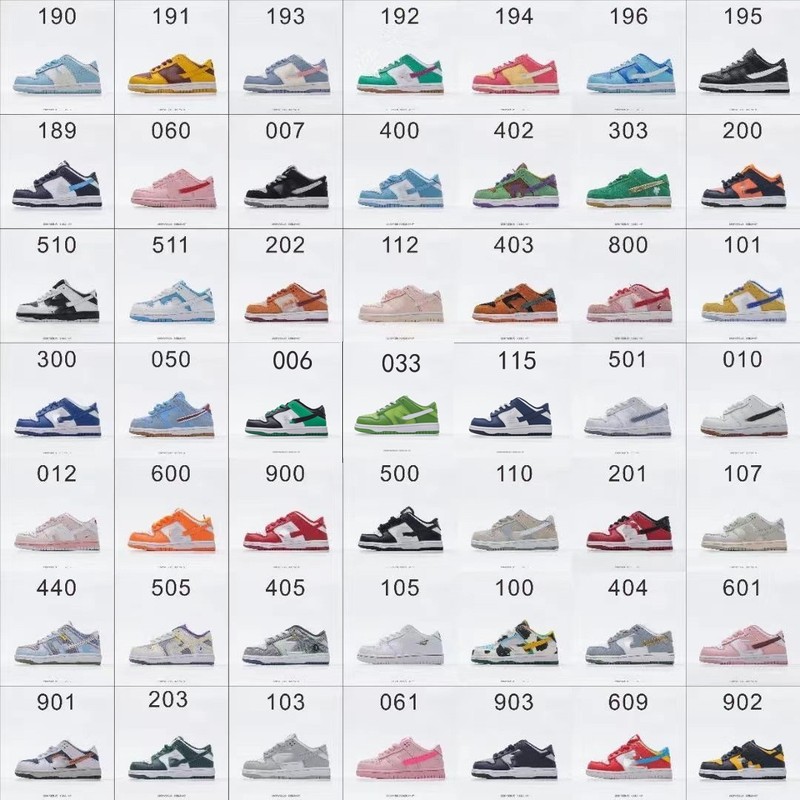 Putian NK children's shoes AJ1 pure original high version SB dunk panda children's shoes men's and women's baby shoelace low-top board shoes