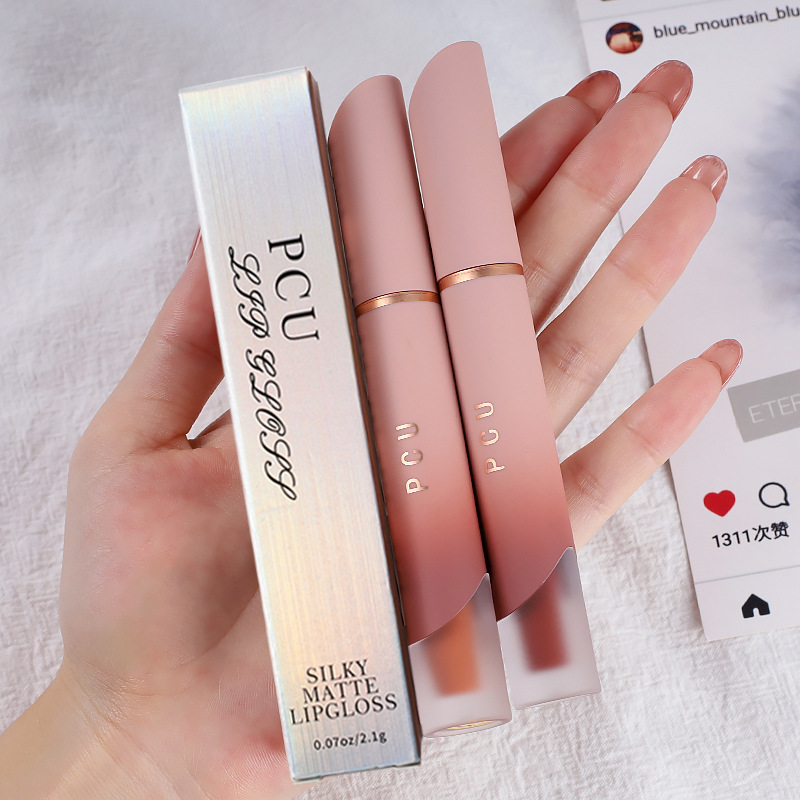 PCU Cream Lip Mud matte non-stick Cup Whitening matte Lip Gloss Lip Gloss Lip Gloss Lip Blush Lipstick manufacturer supply undefined