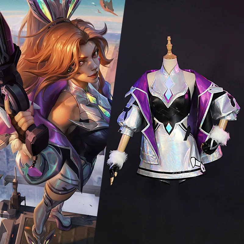 Косплей-костюм League of Legends Phantom Team, женский образ Miss Fortune, игровой аниме-костюм, модель 4849