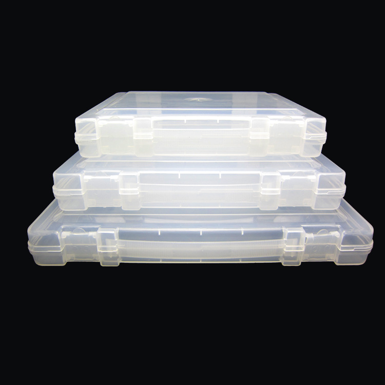 优质11寸透明全新PP塑料样品盒A4文件盒子