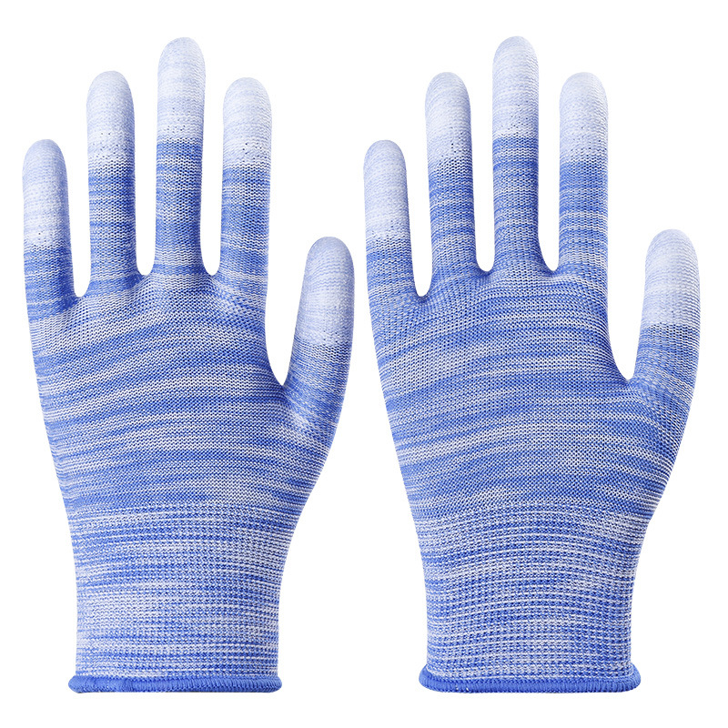 줄무늬 칠해진 손가락 [파란색]