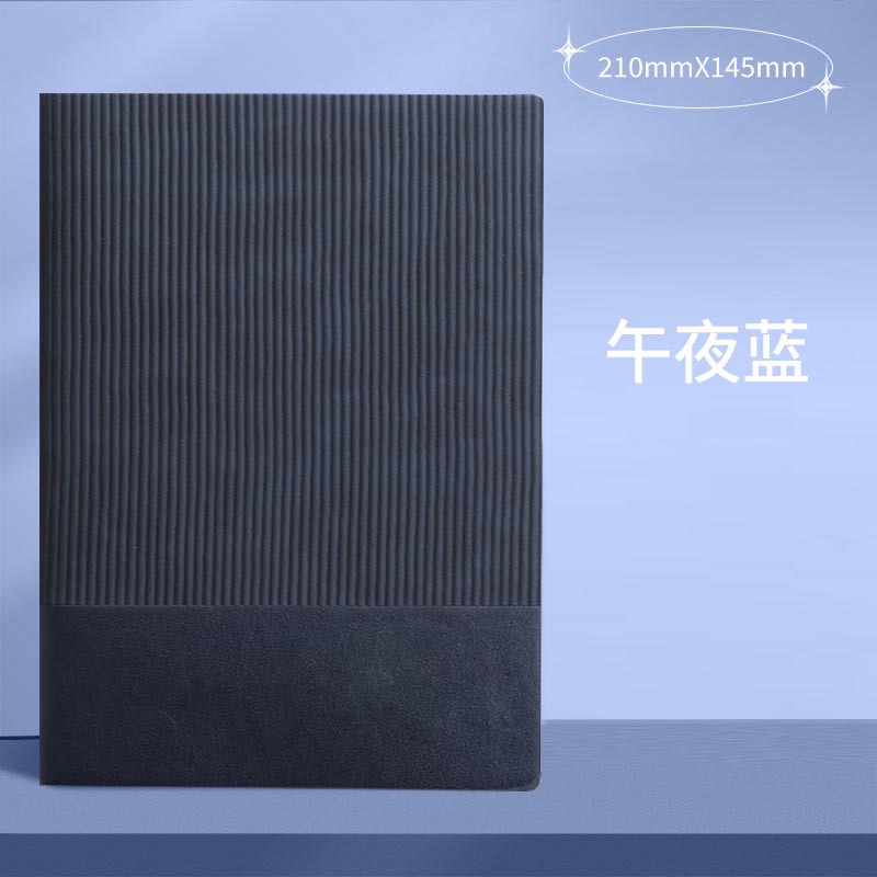 Cuaderno con Logotipo, Juego de Cuadernos A5 de Cuero Suave Cosido, para Negocios, Oficina, Reuniones, 160 Hojas, Caja de Regalo