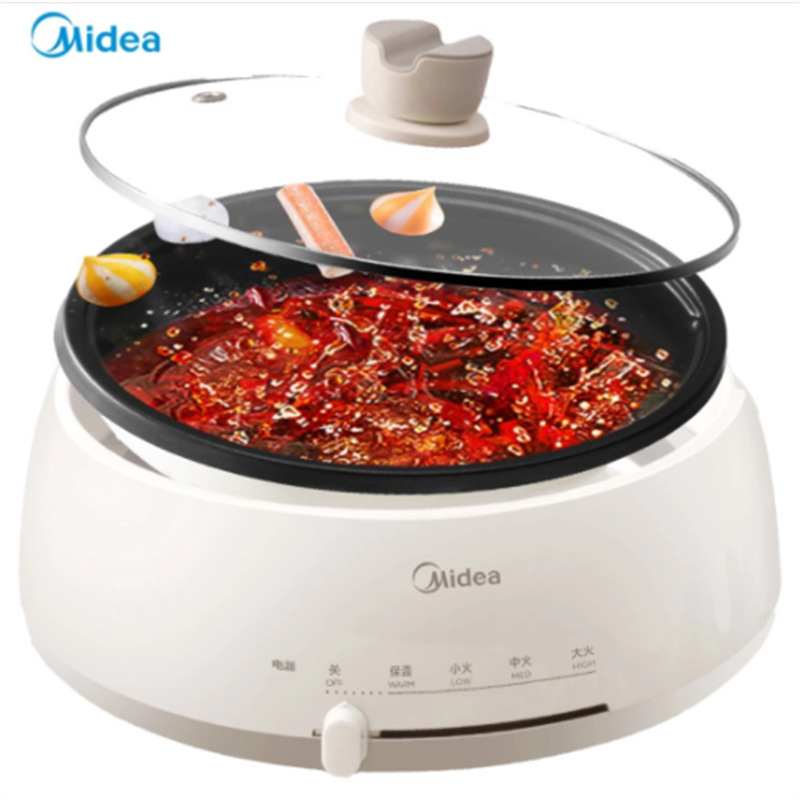 Midea Electric Hot Pot Mc-Dy28P151 Household 4-Liter Split Multi-Function Electric Hot Pot Electric Cooking Pot for Cooking