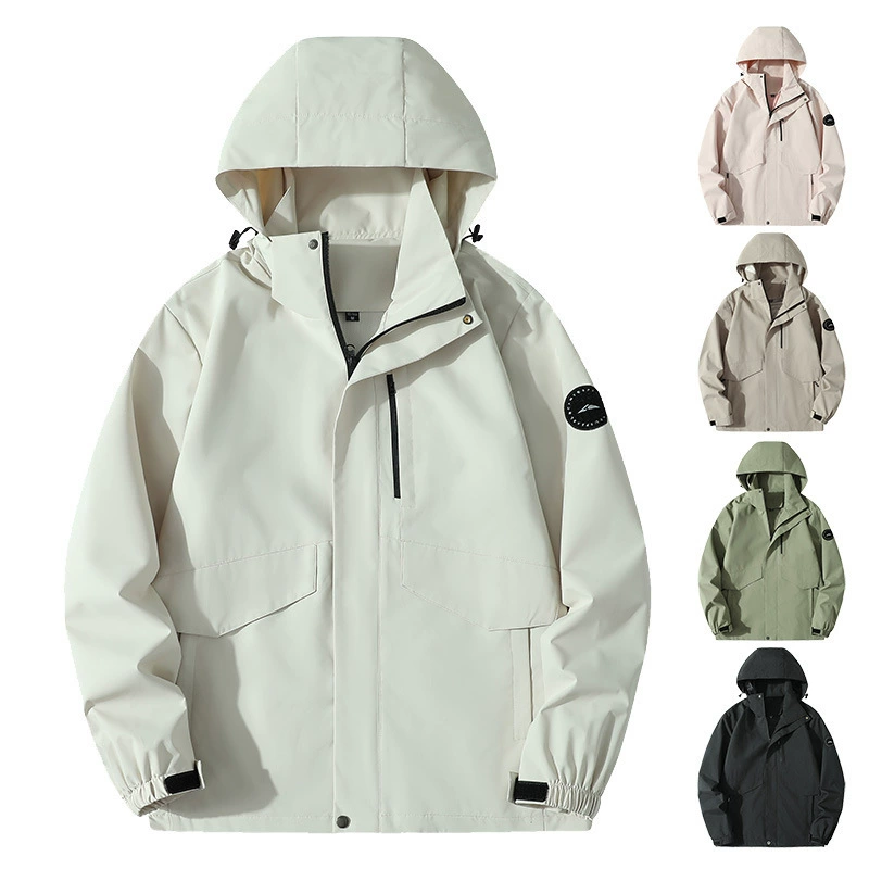 24 новые наружные мужские куртки женские весенние и осенние тонкие ветровки куртки водонепроницаемые ветрозащитные принты LOGO групповая покупка
