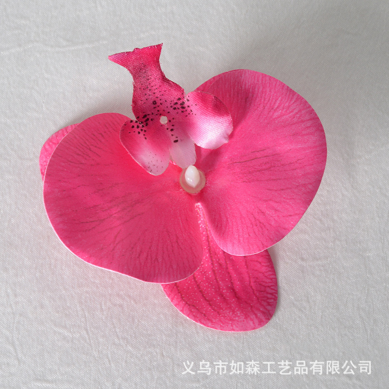 シミュレーションフィルム胡蝶蘭花頭花弁シミュレーション花アクセサリーヘアピンdiy手作りウェディングドレス装飾|undefined
