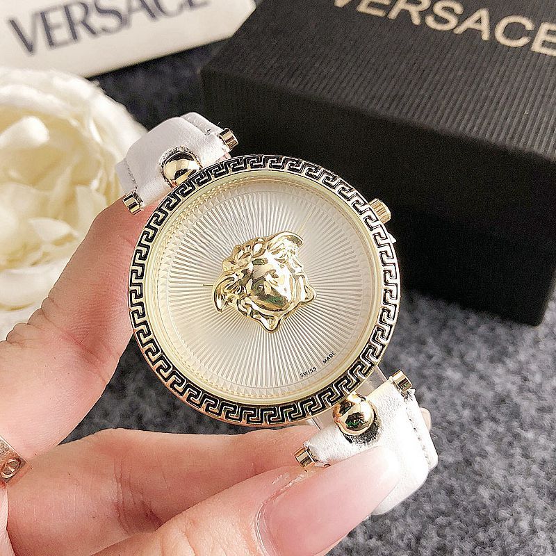 Watch New Ladies Fashion Sports Outdoor Round Large Dial Leather Watch Fashion Belt Women's Watch Sports Watch