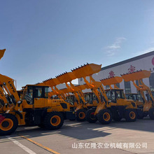 30型建筑工程四驱装载机 养殖场清理抓木机 粮食砂石煤炭抓草机