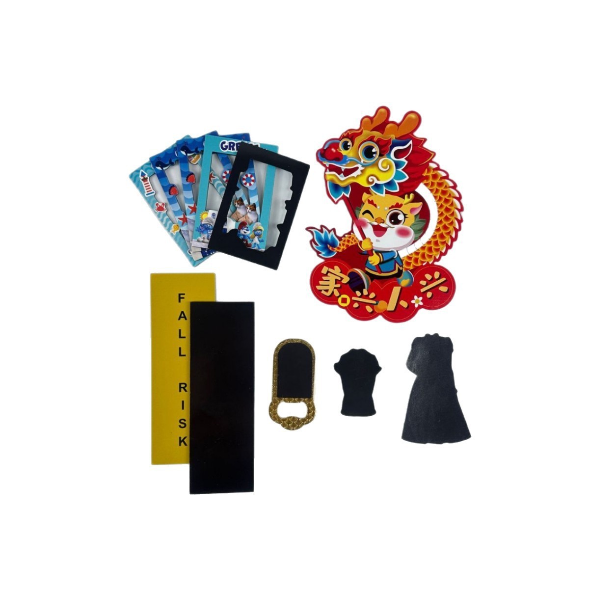 定制单面背胶软磁贴异性强磁橡胶软磁片圆形方形异形自粘磁吸片
