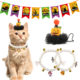 Cross-border Hot Selling Halloween Pet Atmosphere Costume Accessories suit Halloween Cats Dress Up Pet Transformed Dress Up