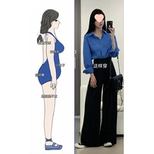 初春装搭配一整套大码微胖遮肉显瘦盐系穿搭轻熟时尚两件套装女