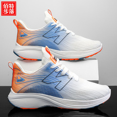 男士潮鞋學生舒適運動鞋夏季男鞋輕便休閒跑步鞋網面透氣男跑鞋