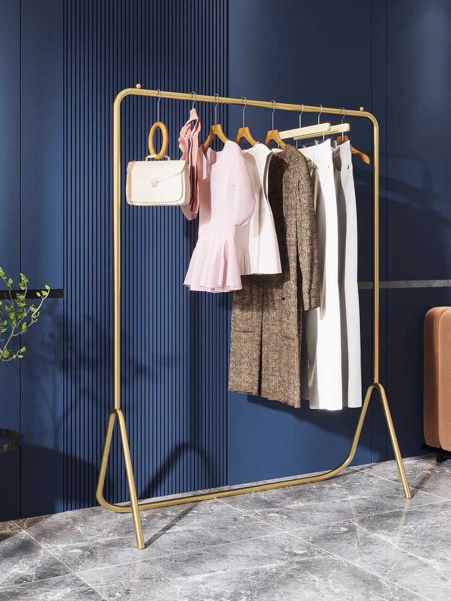 Hanger Spot Floor Bedroom Indoor Modern Simple Coat Rack Light Luxury Home Balcony Drying Storage Rack