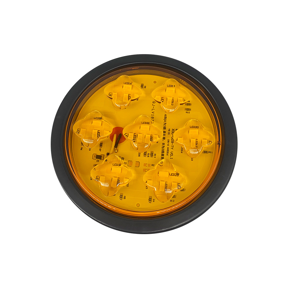 Lámpara redonda de plástico lámpara redonda de silicona 24V lámpara redonda camión lámpara redonda LED