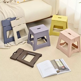 New Lightweight Space Thickened Folding Stool Portable Home Outdoor Camping Fishing Simple All-In-One