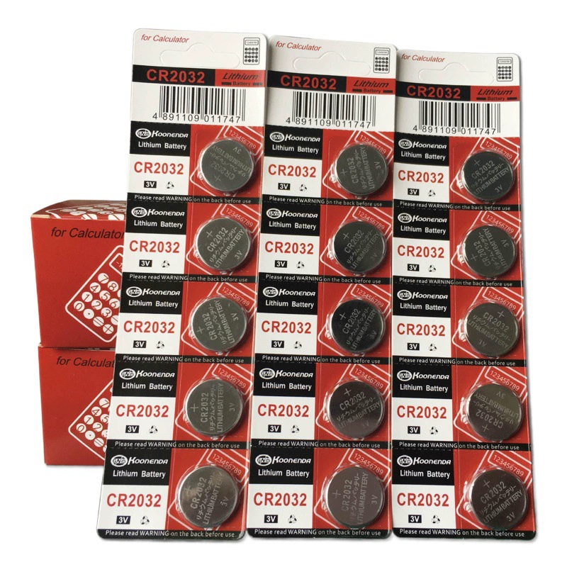 Высокоэнергетический автомобильный ключ CR2032, пульт дистанционного управления, весы материнской платы, литиевая кнопочная батарея CR2032, 3 В