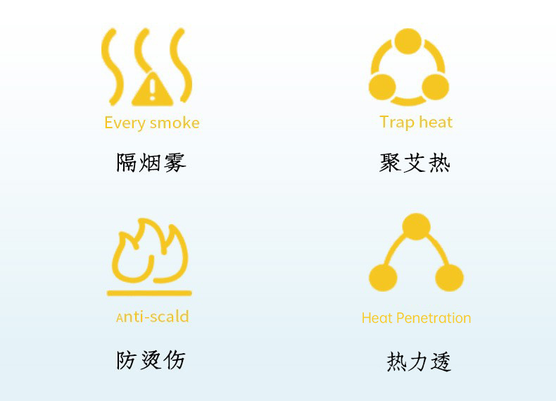 Velvet Moxibustion Cloth Sleeve for Portable Moxa Box Home Use Smoke Filter Heat Therapy Wrap key features