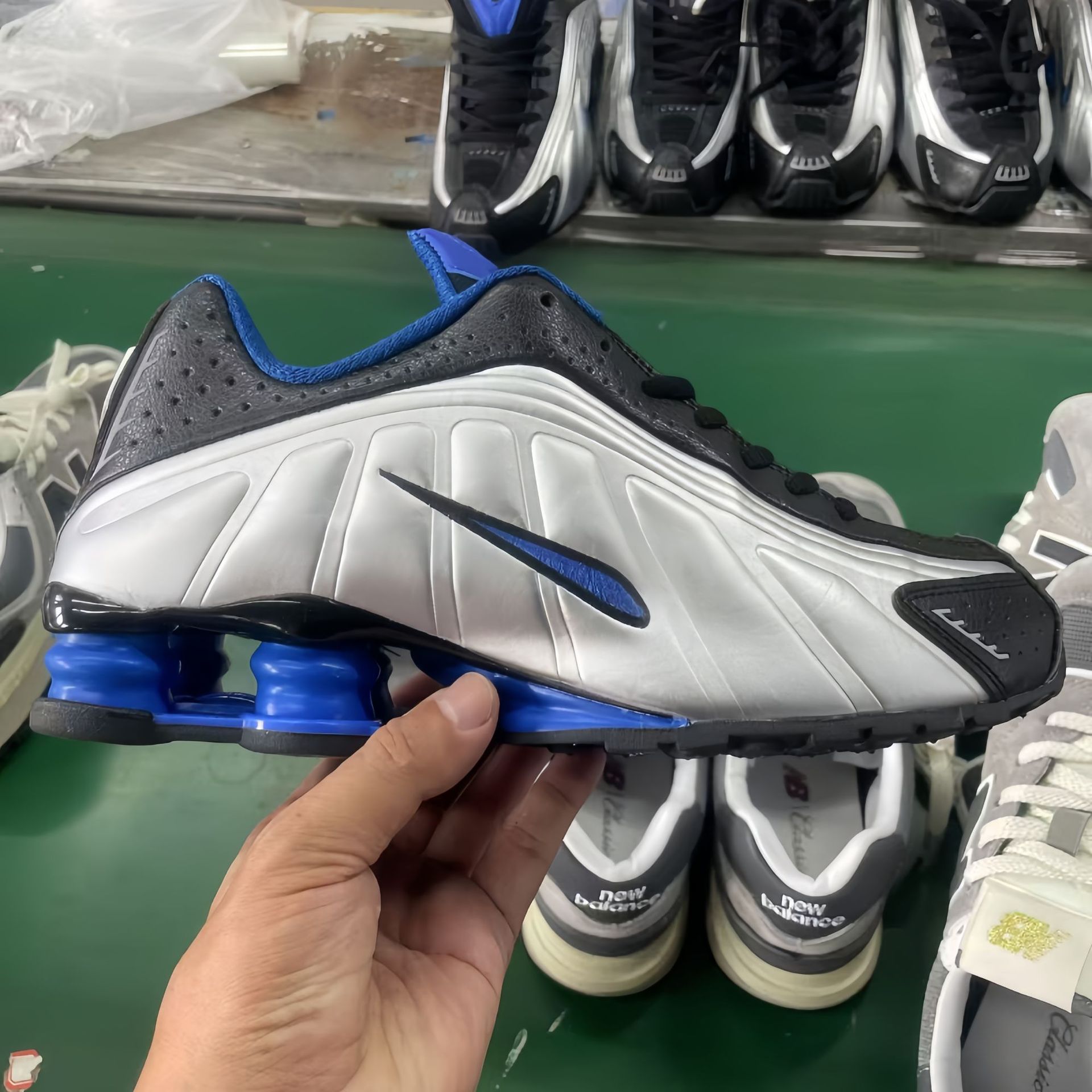 R4 - gancho azul azul negro plata 36 - 45